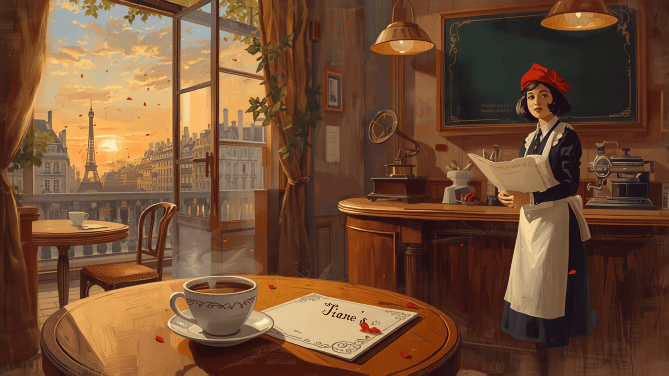 Café Chemin — your French learning café